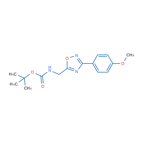tert-Butyl N-{[3-(4-methoxyphenyl)-1,2,4-oxadiazol-5-yl]methyl}carbamate 5g