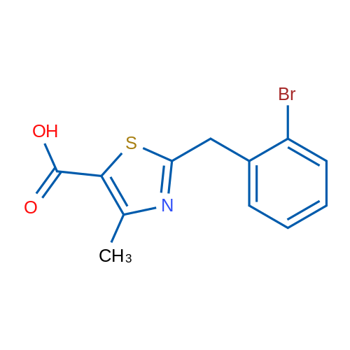 2-(2-Bromobenzyl)-4-methylthiazole-5-carboxylic acid 1g