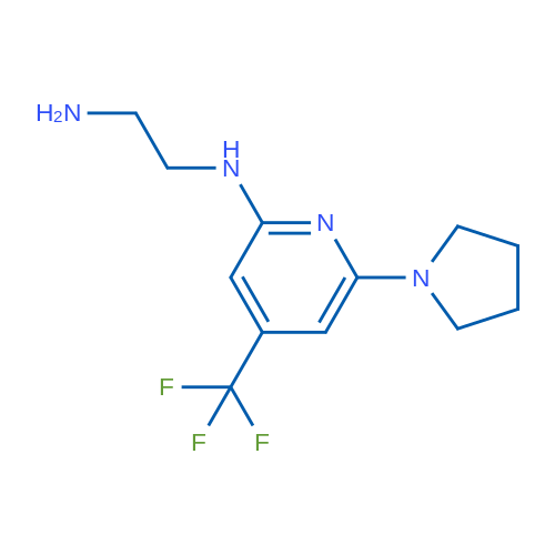 N1-[6-(Pyrrolidin-1-yl)-4-(trifluoromethyl)pyridin-2-yl]ethane-1,2-diamine 1g