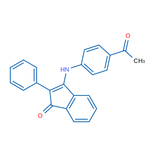 3-[(4-Acetylphenyl)amino]-2-phenyl-1H-inden-1-one 1g