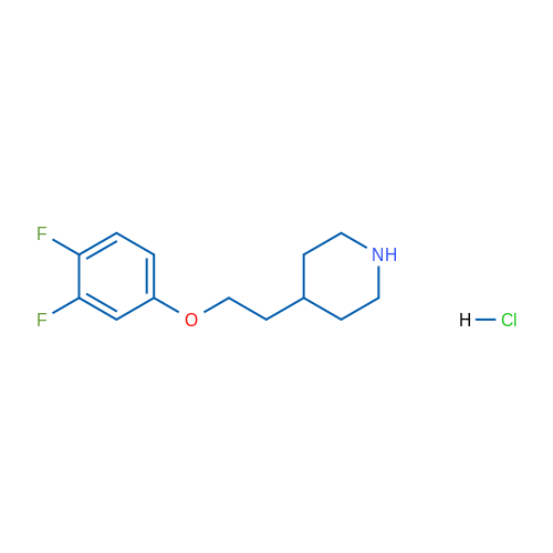 4-(2-(3,4-Difluorophenoxy)ethyl)piperidine hydrochloride 5g