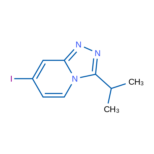 7-Iodo-3-isopropyl-[1,2,4]triazolo[4,3-a]pyridine 1g
