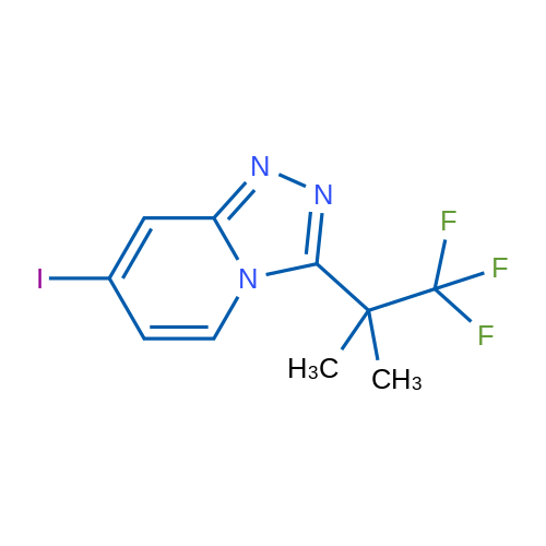 7-Iodo-3-(1,1,1-trifluoro-2-methylpropan-2-yl)-[1,2,4]triazolo[4,3-a]pyridine 1g