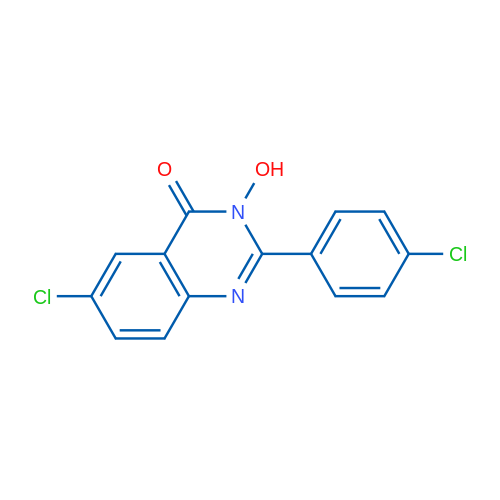 6-Chloro-2-(4-chlorophenyl)-3-hydroxy-3,4-dihydroquinazolin-4-one 1g