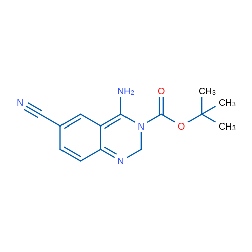 tert-Butyl 4-amino-6-cyanoquinazoline-3(2H)-carboxylate 1g