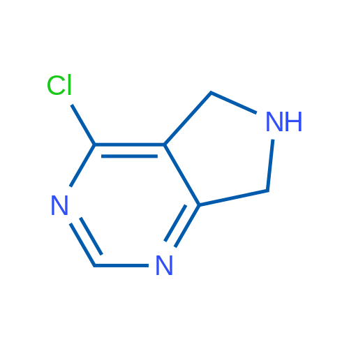 4-Chloro-6,7-dihydro-5H-pyrrolo[3,4-d]pyrimidine 1g