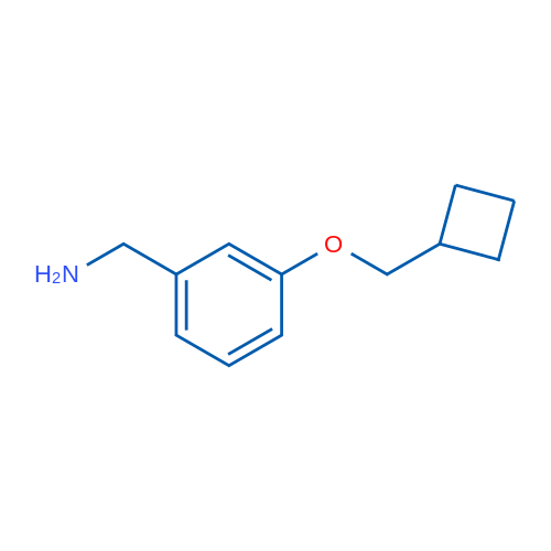 (3-(Cyclobutylmethoxy)phenyl)methanamine 250mg