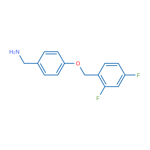4-(2,4-Difluoro-benzyloxy)-benzylamine 1g