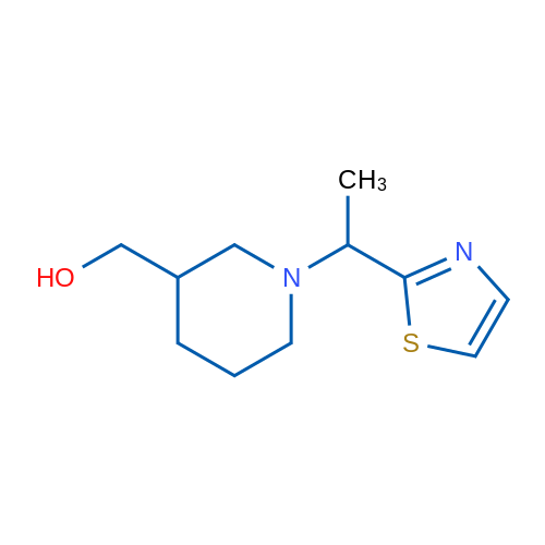 (1-(1-(Thiazol-2-yl)ethyl)piperidin-3-yl)methanol 1g