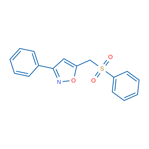 5-[(Benzenesulfonyl)methyl]-3-phenyl-1,2-oxazole 1g