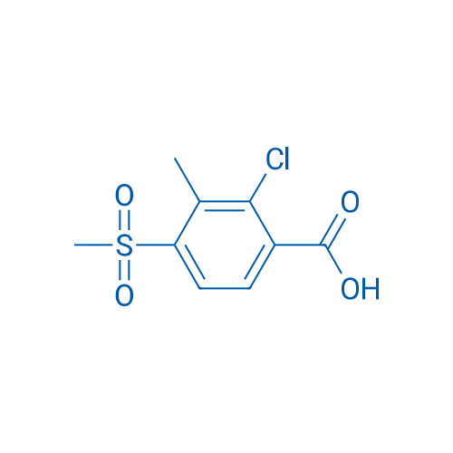 2-Chloro-3-methyl-4-(methylsulfonyl)benzoic acid 100mg