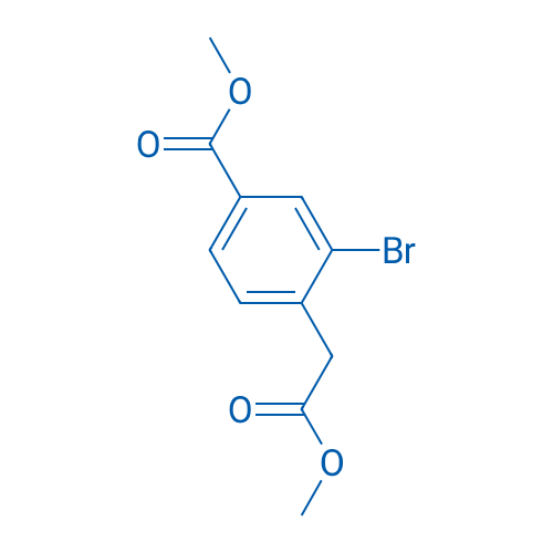 Methyl 3-bromo-4-(2-methoxy-2-oxoethyl)benzoate 1g