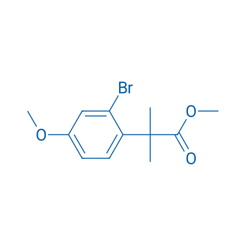 Methyl 2-(2-bromo-4-methoxyphenyl)-2-methylpropanoate 1g