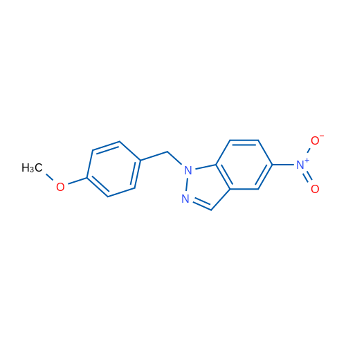 1-(4-Methoxybenzyl)-5-nitro-1H-indazole 1g