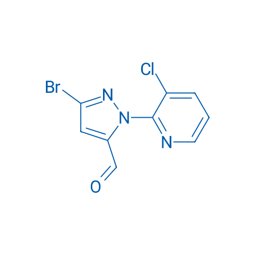 3-Bromo-1-(3-chloropyridin-2-yl)-1H-pyrazole-5-carbaldehyde 250mg