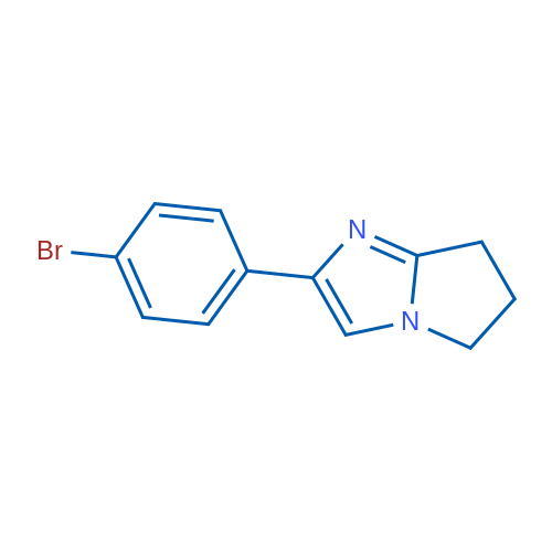 2-(4-Bromophenyl)-6,7-dihydro-5H-pyrrolo[1,2-a]imidazole 1g