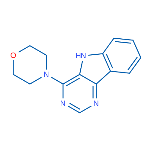 4-{5H-pyrimido[5,4-b]indol-4-yl}morpholine 1g