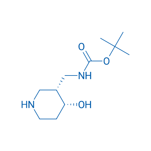tert-Butyl N-{[(3R,4R)-4-hydroxypiperidin-3-yl]methyl}carbamate 1g