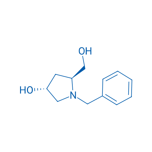 (3R,5S)-1-Benzyl-5-(hydroxymethyl)pyrrolidin-3-ol 250mg