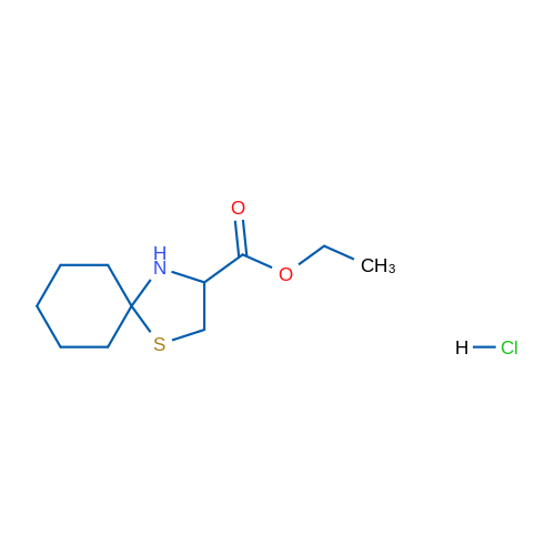 Ethyl 1-thia-4-azaspiro[4.5]decane-3-carboxylate hydrochloride 1g