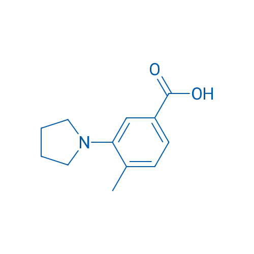4-Methyl-3-(pyrrolidin-1-yl)benzoic acid 1g