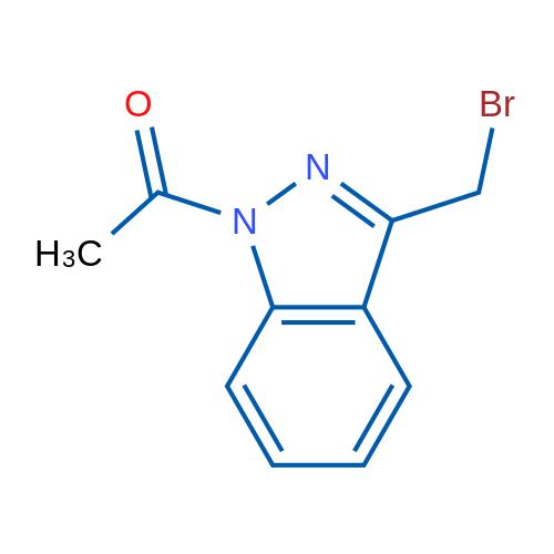 1-(3-(Bromomethyl)-1H-indazol-1-yl)ethanone 1g