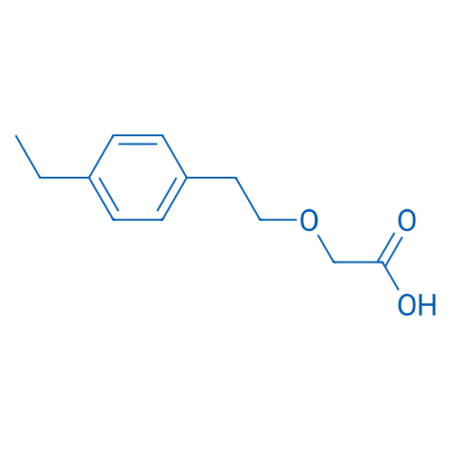 2-[2-(4-Ethylphenyl)ethoxy]acetic acid 100mg