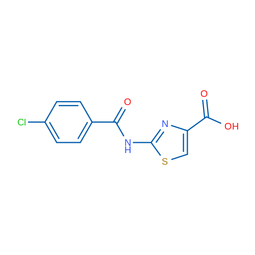 2-[(4-chlorobenzoyl)amino]-1,3-thiazole-4-carboxylic acid 10g