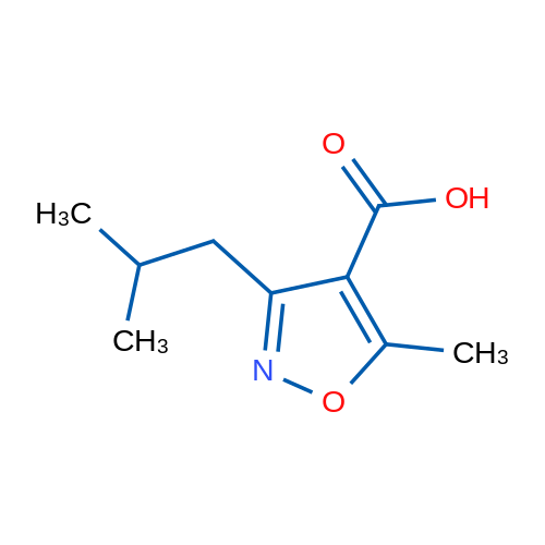 5-Methyl-3-(2-methylpropyl)-1,2-oxazole-4-carboxylic acid 1g