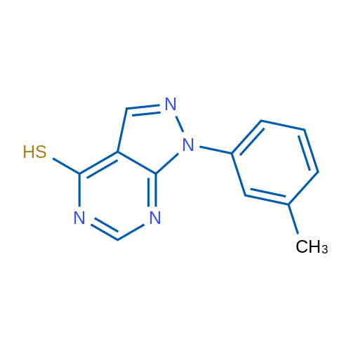 1-(m-Tolyl)-1H-pyrazolo[3,4-d]pyrimidine-4-thiol 1g