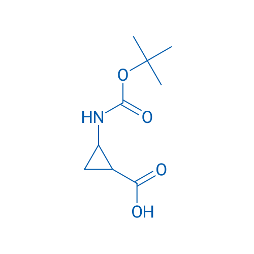 2-((tert-Butoxycarbonyl)amino)cyclopropanecarboxylic acid 50mg