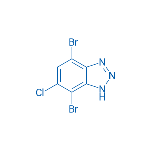 4,7-Dibromo-6-chloro-1H-benzo[d][1,2,3]triazole 250mg