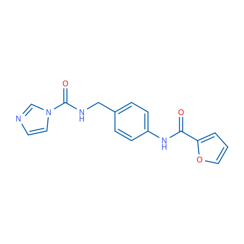 N-{[4-(furan-2-amido)phenyl]methyl}-1H-imidazole-1-carboxamide 50mg