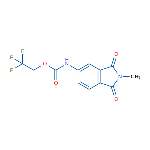 2,2,2-Trifluoroethyl N-(2-methyl-1,3-dioxo-2,3-dihydro-1H-isoindol-5-yl)carbamate 1g