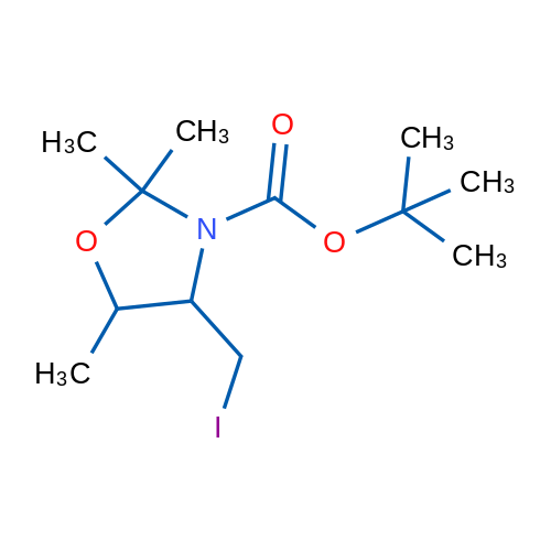 tert-Butyl 4-(iodomethyl)-2,2,5-trimethyl-1,3-oxazolidine-3-carboxylate 5g