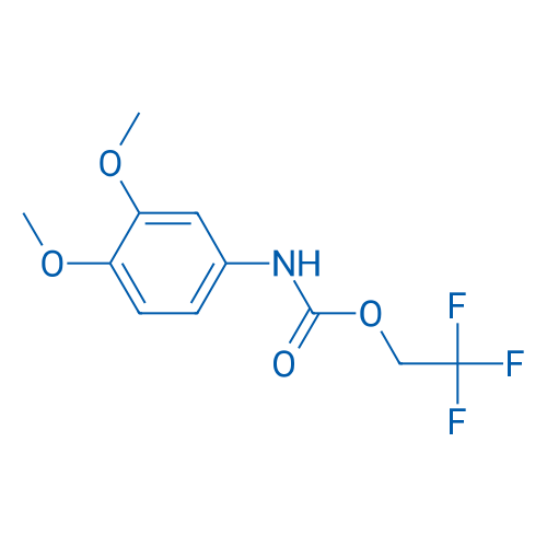 2,2,2-Trifluoroethyl N-(3,4-dimethoxyphenyl)carbamate 1g