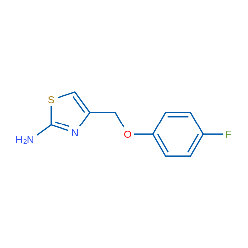 4-(4-Fluorophenoxymethyl)-1,3-thiazol-2-amine 1g