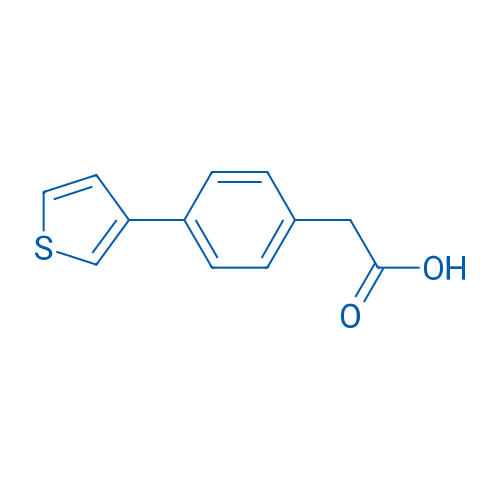 2-(4-(Thiophen-3-yl)phenyl)acetic acid 250mg