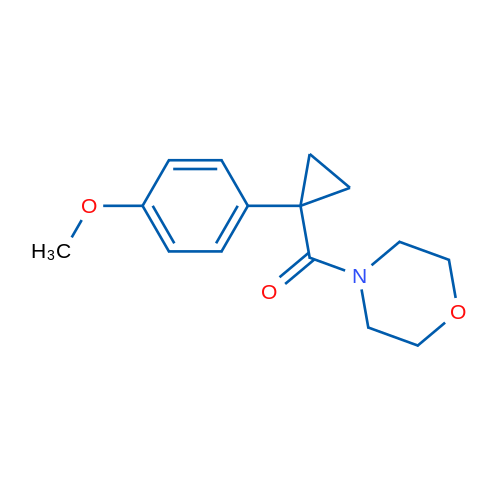 (1-(4-Methoxyphenyl)cyclopropyl)(morpholino)methanone 1g
