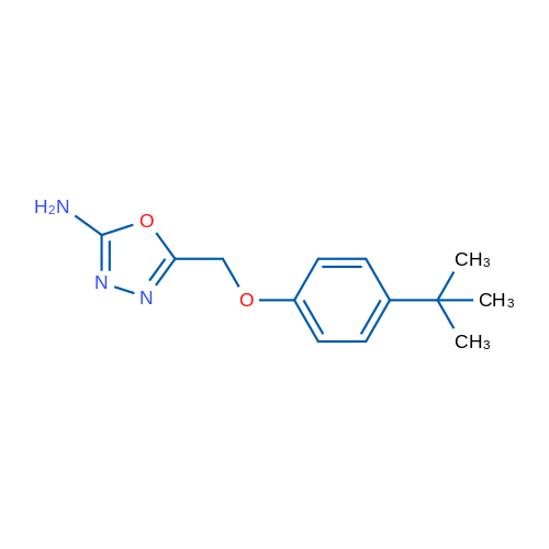 5-[(4-tert-Butylphenoxy)methyl]-1,3,4-oxadiazol-2-amine 5g