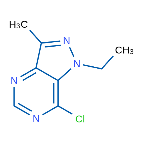 7-Chloro-1-ethyl-3-methyl-1H-pyrazolo[4,3-d]pyrimidine 10g