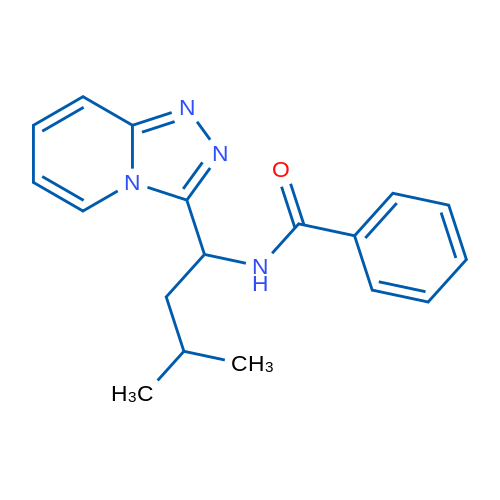 N-(1-([1,2,4]Triazolo[4,3-a]pyridin-3-yl)-3-methylbutyl)benzamide 5g