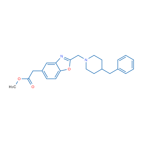 Methyl 2-{2-[(4-benzylpiperidin-1-yl)methyl]-1,3-benzoxazol-5-yl}acetate 1g