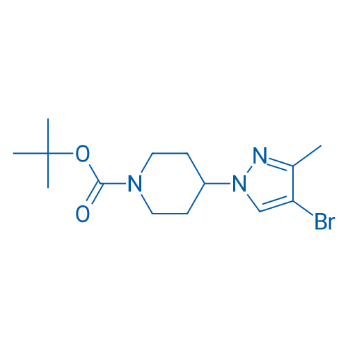 tert-Butyl 4-(4-bromo-3-methyl-1H-pyrazol-1-yl)piperidine-1-carboxylate 250mg