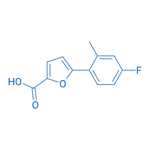 5-(4-Fluoro-2-methylphenyl)furan-2-carboxylic acid 1g