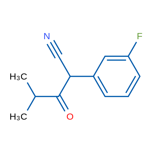 2-(3-Fluorophenyl)-4-methyl-3-oxopentanenitrile 5g