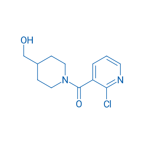 (2-Chloropyridin-3-yl)(4-(hydroxymethyl)piperidin-1-yl)methanone 250mg