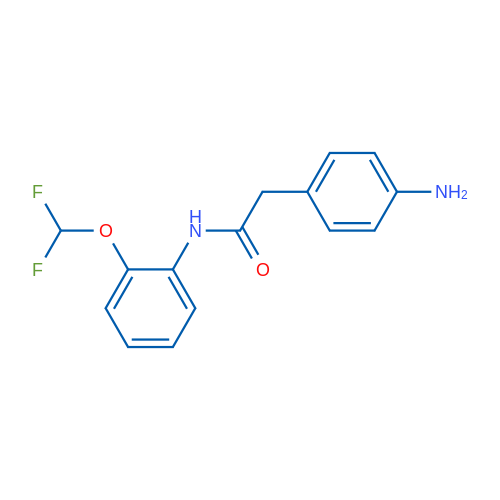 2-(4-Aminophenyl)-N-(2-(difluoromethoxy)phenyl)acetamide 1g
