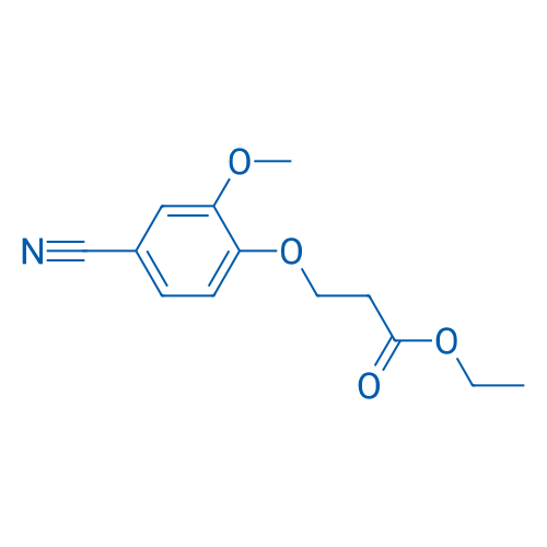 Ethyl 3-(4-cyano-2-methoxyphenoxy)propanoate 1g