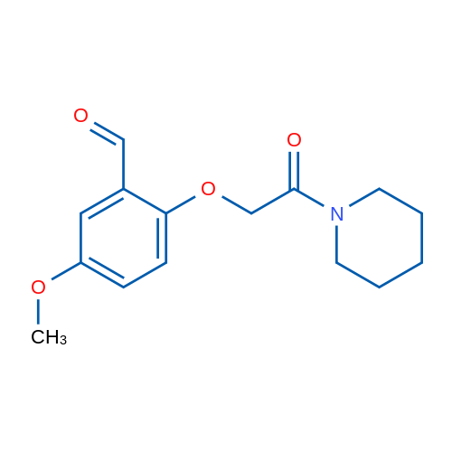 5-Methoxy-2-(2-oxo-2-(piperidin-1-yl)ethoxy)benzaldehyde 5g